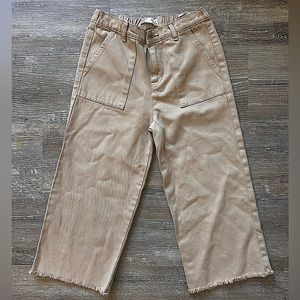 ZARA Girls Sz 8 Capri Cargo Pants